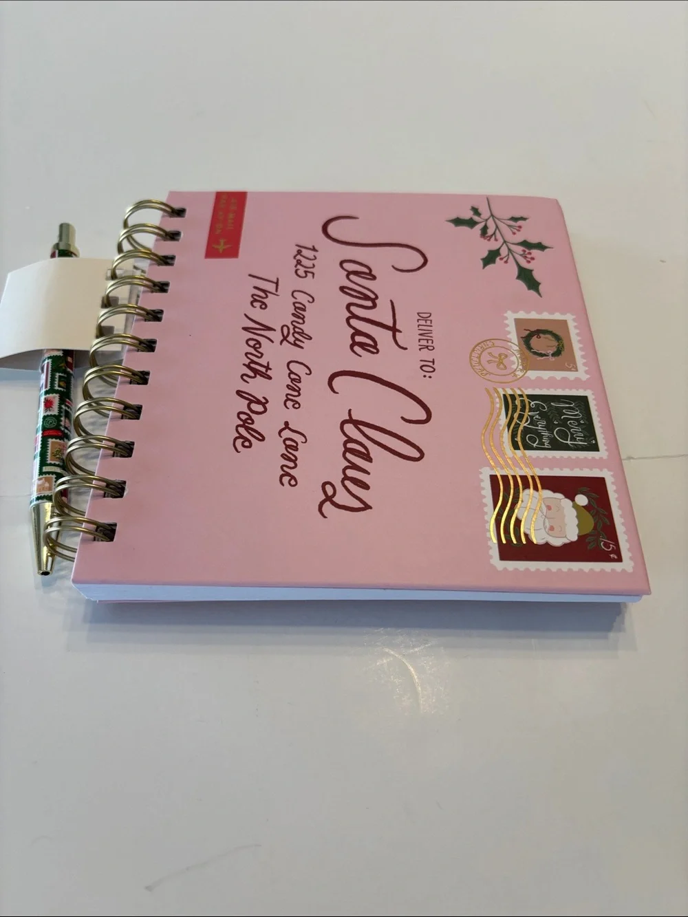 Fringe Festive Letter to Santa Spiral Notebook and Pen Set